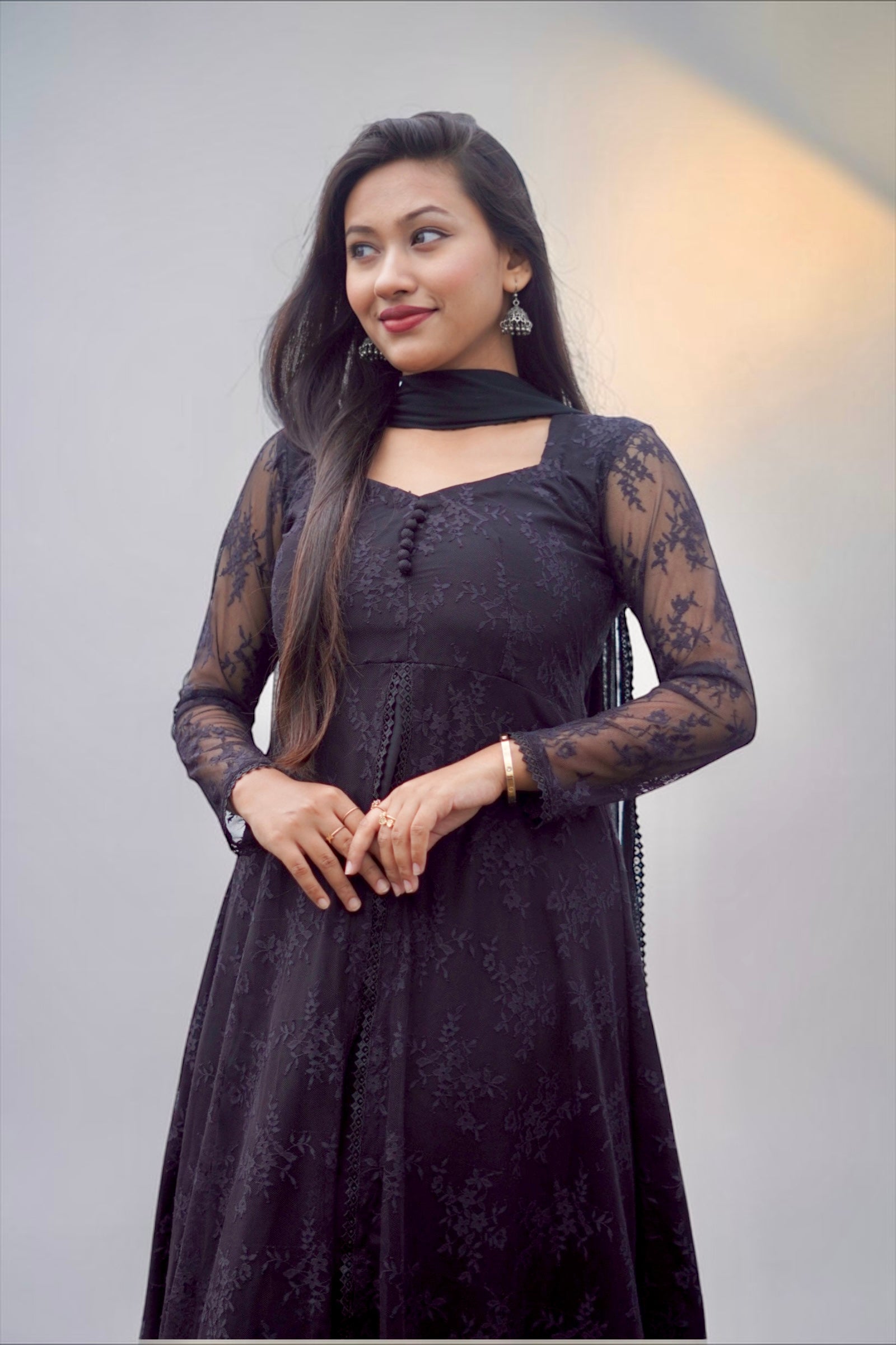 Anarkali (Black)