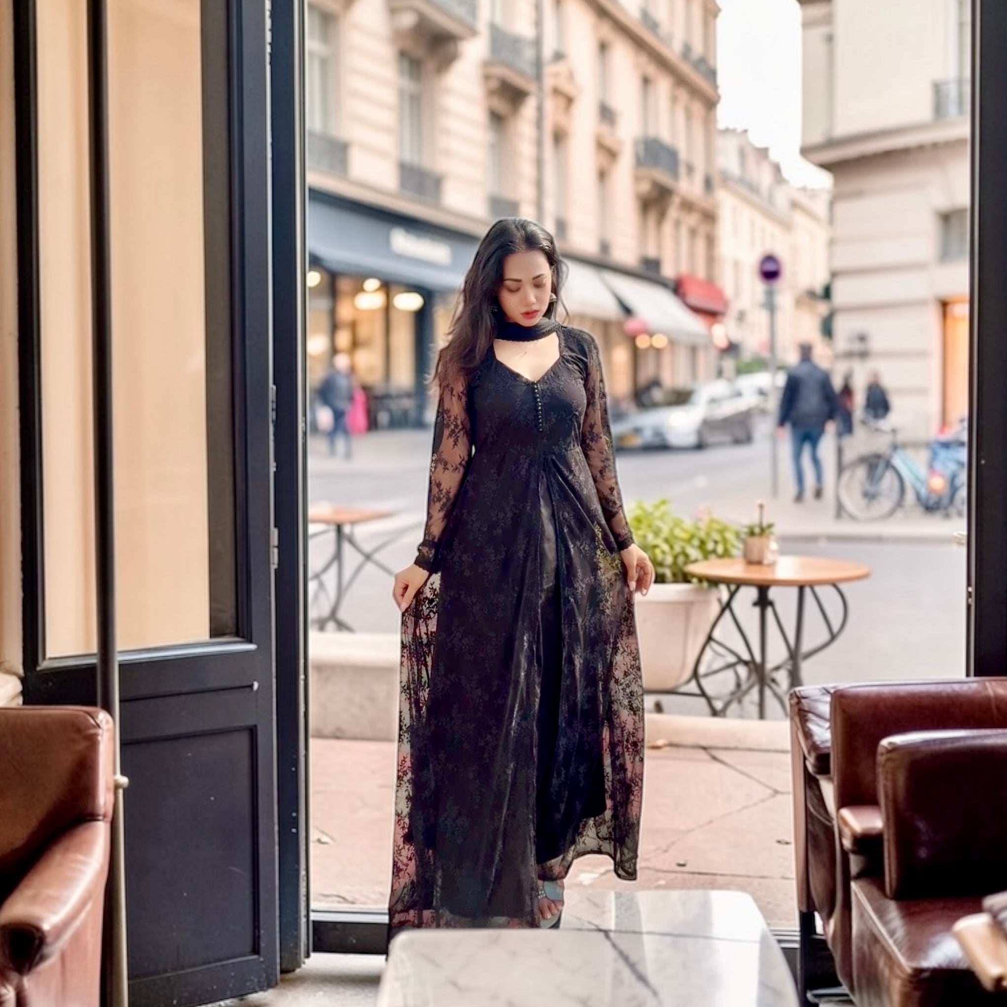 Anarkali (Black)