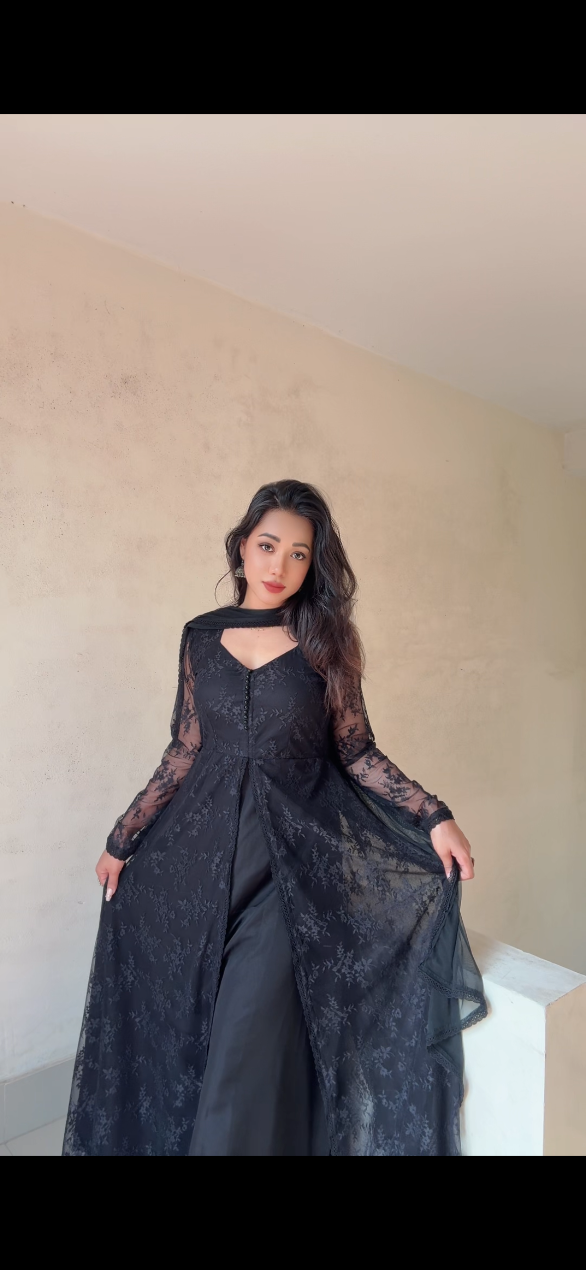 Anarkali (Black)