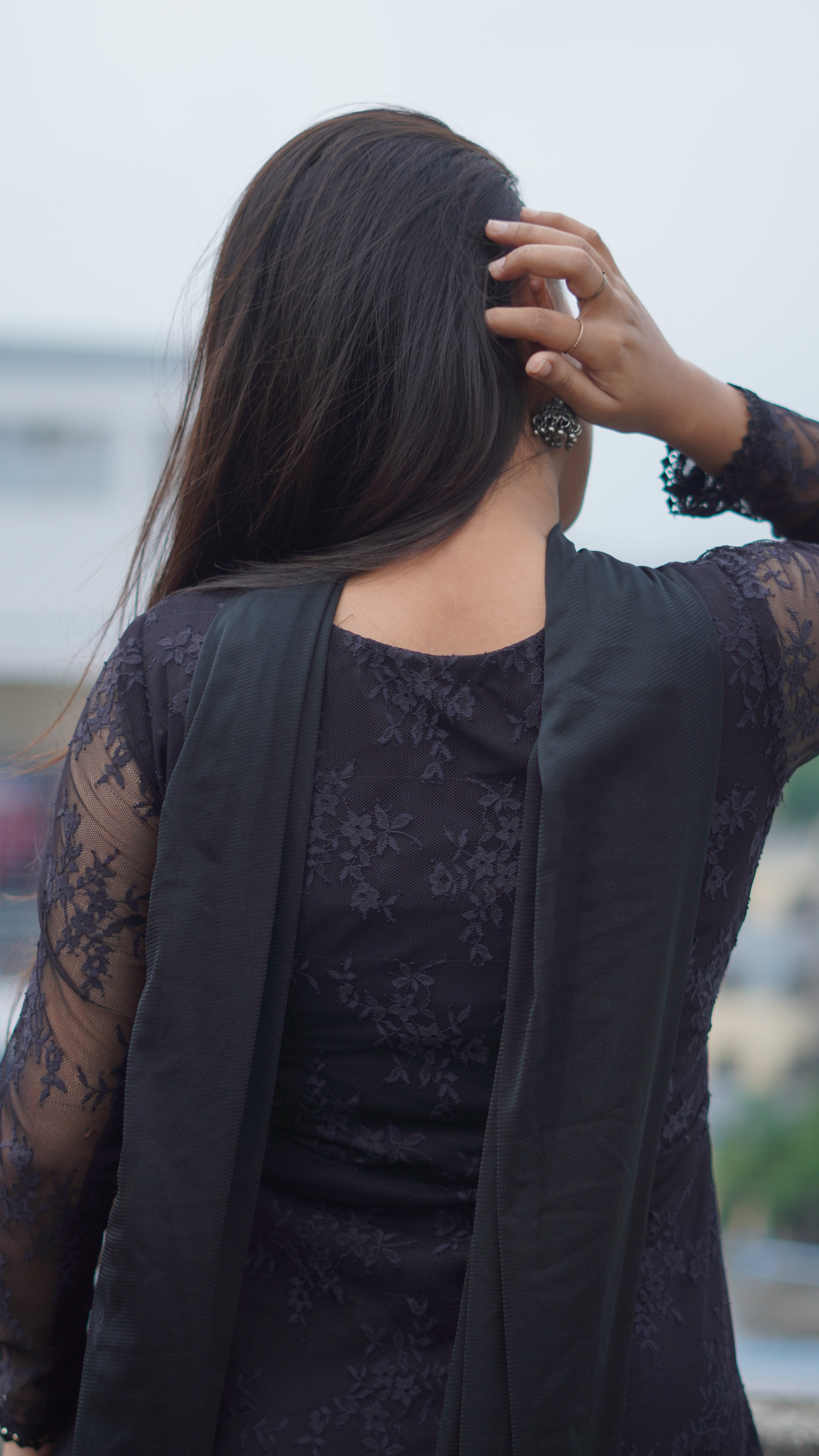 Anarkali (Black)