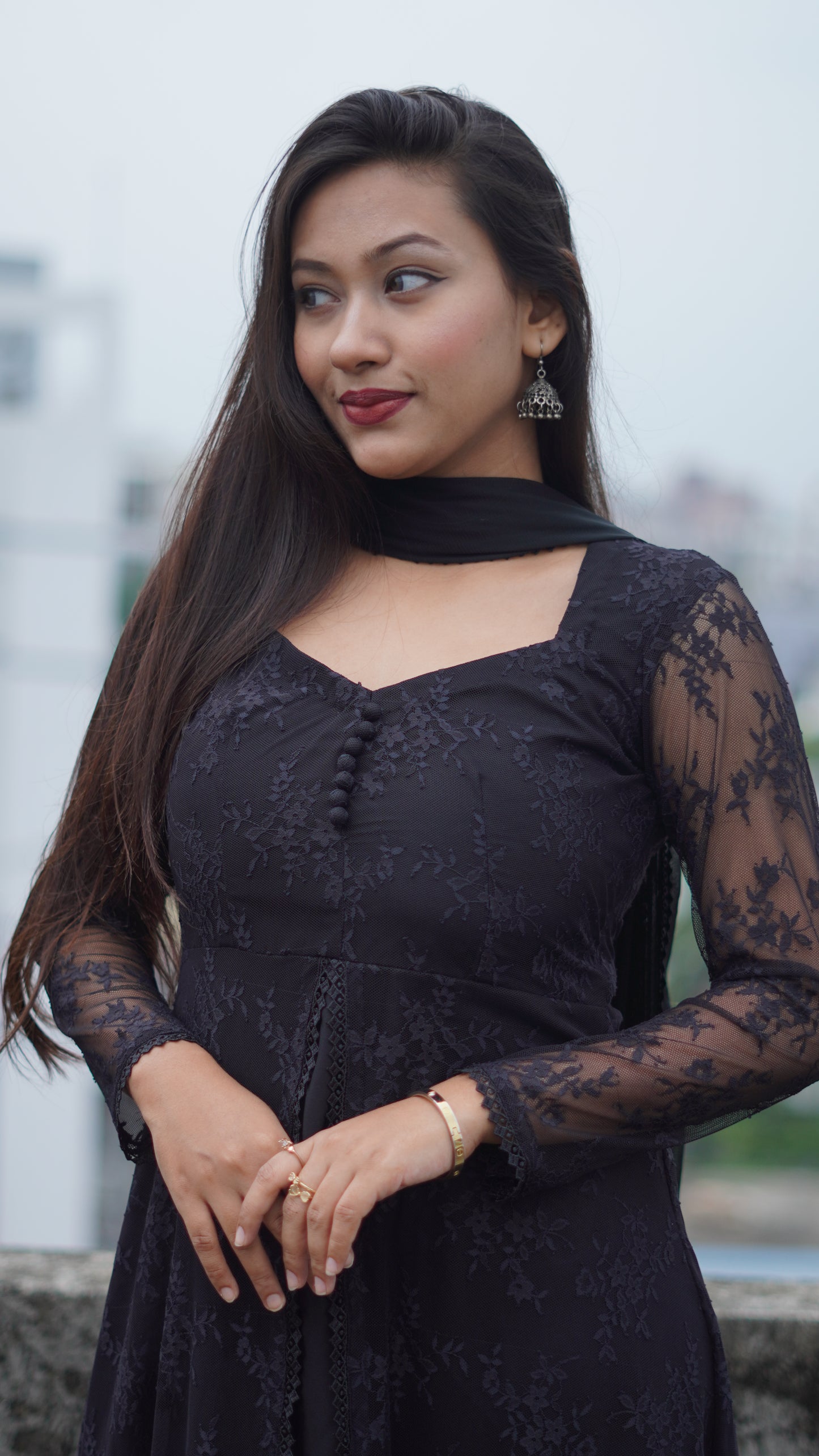 Anarkali (Black)