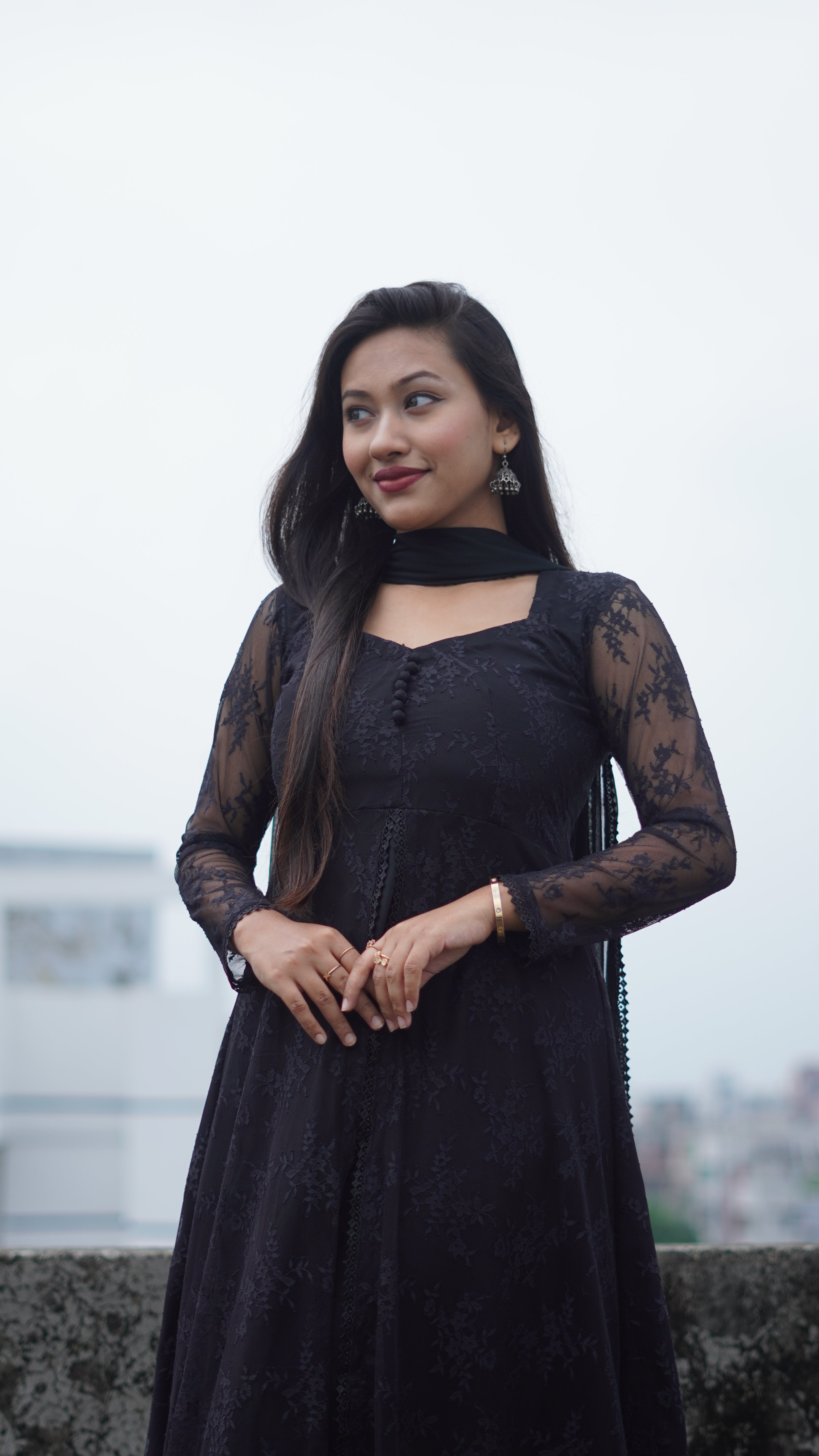 Anarkali (Black)