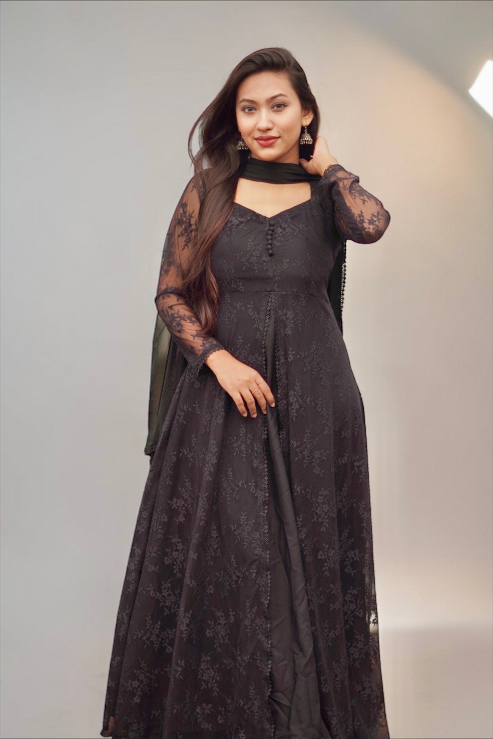 Anarkali (Black)